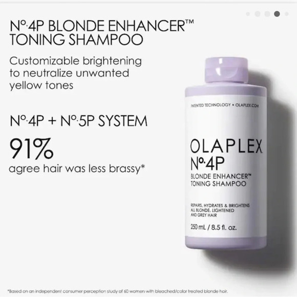 Olaplex No4 & No5 Blond Enhancer Toning Shampoo/Conditioner 1L set - Picture 11 of 11